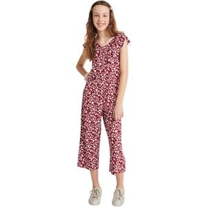 Floral jumpsuit Justice girls 10, excellent condition